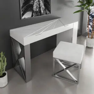 Paris Cream Matt Vanity Set