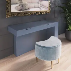 Safira Metallic Vanity Dresser Set