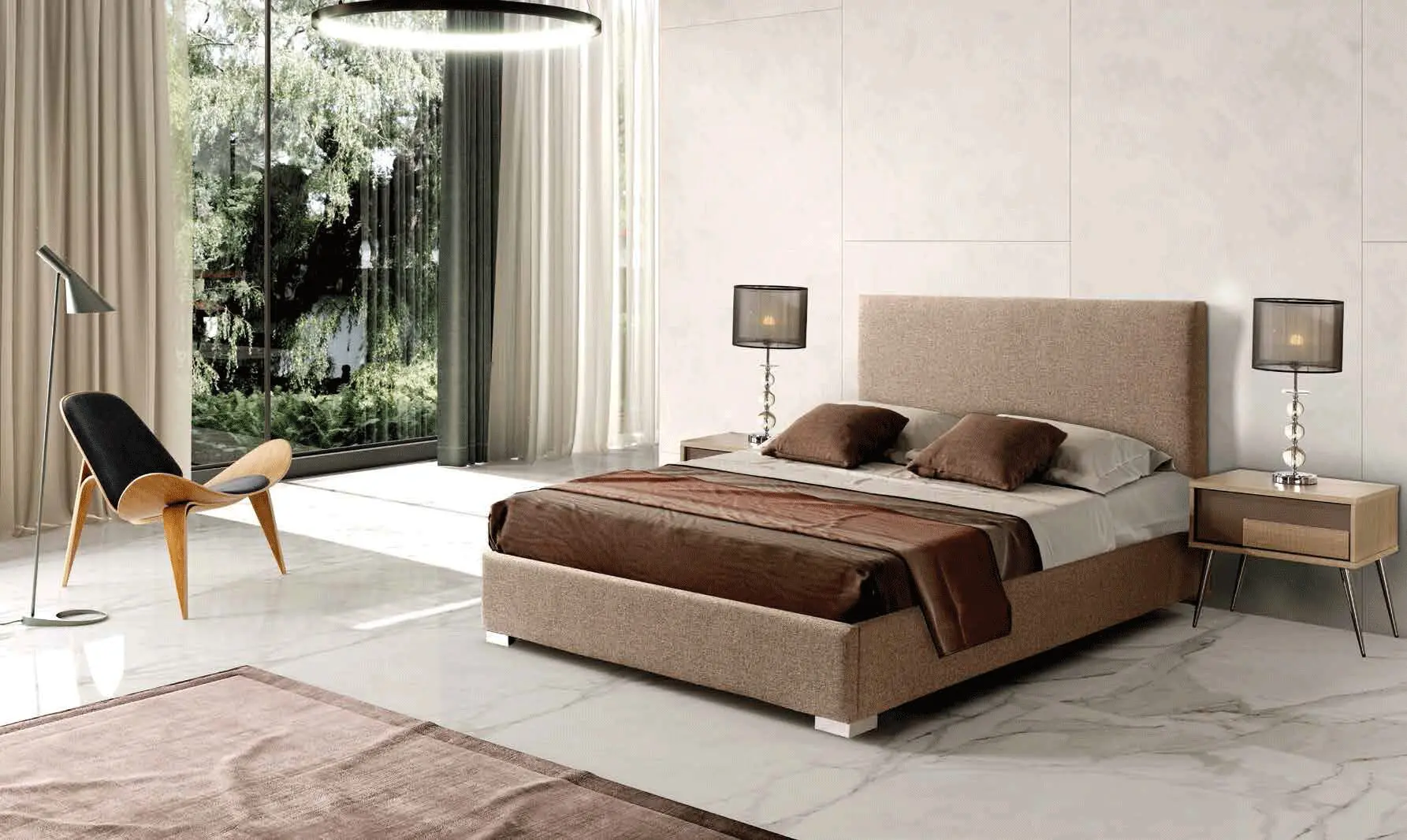Stone Bianca Storage Bedroom Set