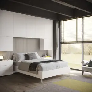 Alternative view of Panel Bridge Luxury Bedroom Set