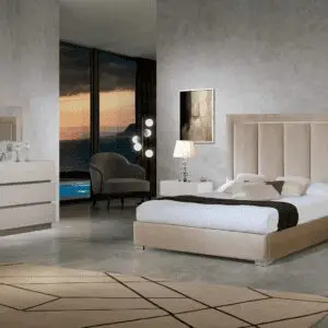 Alternative view of Beige Velvet Monica Storage Set