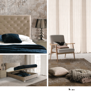 Alternative view of Ivory Velvet Alma Storage Set