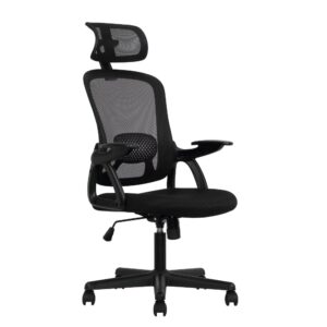Hight-Back Ergonomic Office Chair with Adjustable Headrest Image