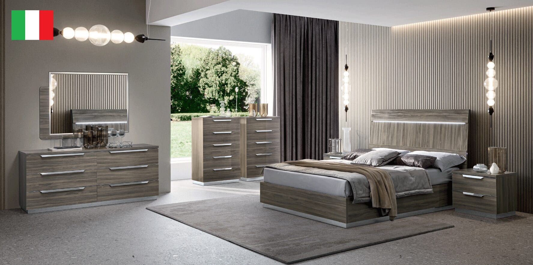 Venetian Contrast Bedroom Set