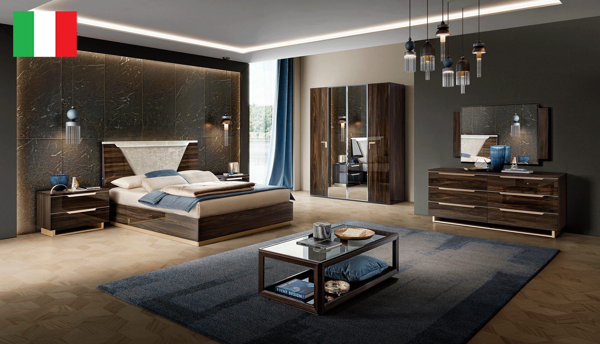 Walnut Gold Refined Set