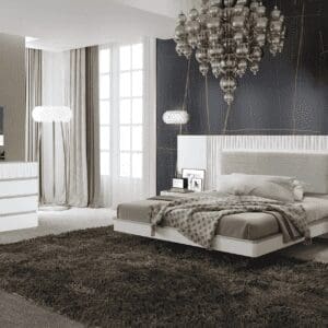 Alternative view of Marina White Bedroom Set