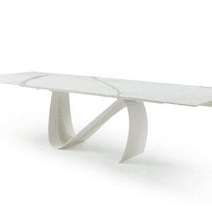 Alabaster Elegance Table White Set