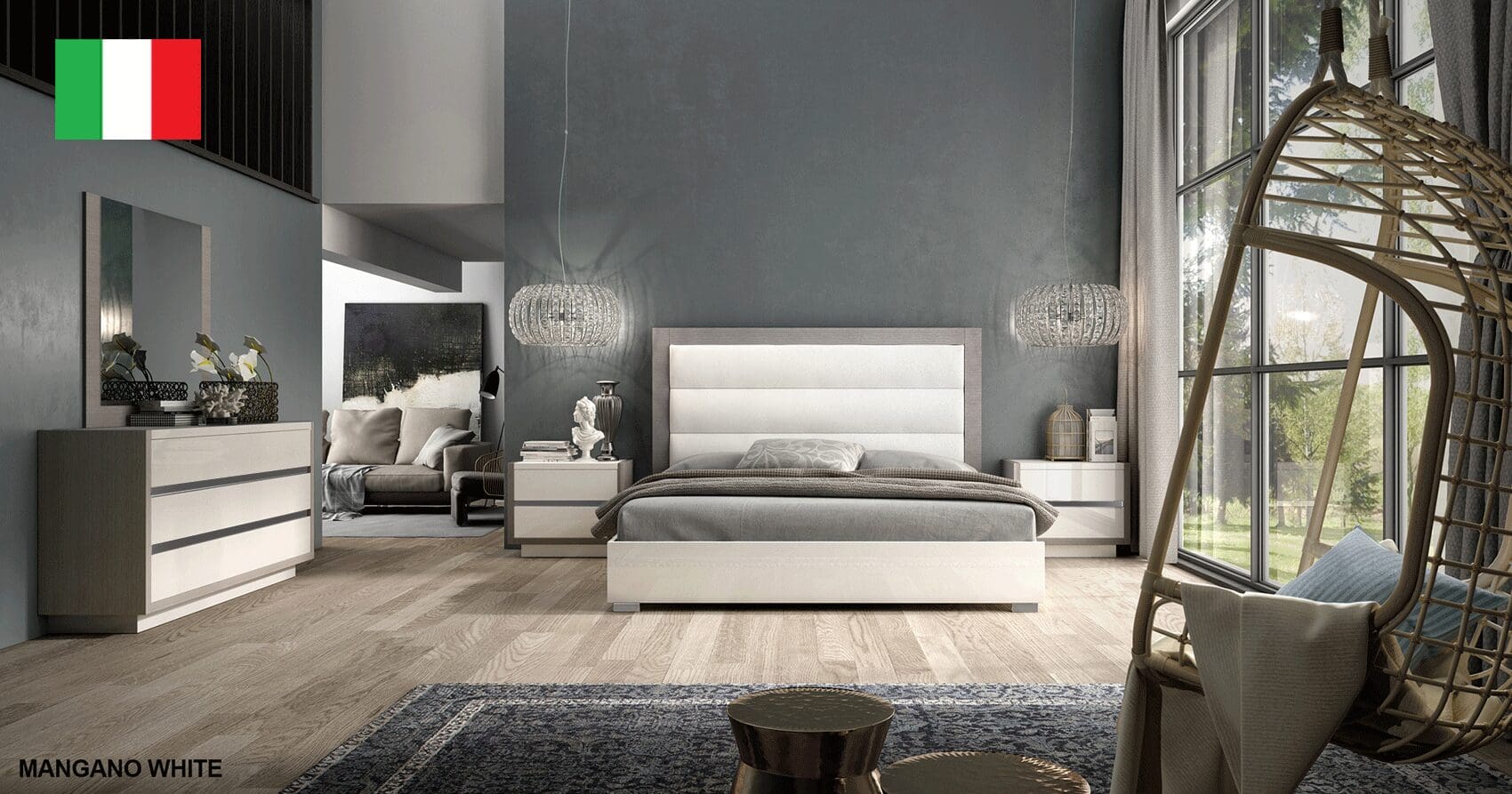 Mangano Contemporary Bedroom Set