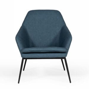 Esteban Blue Eco Leather Chair