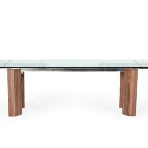 Alternative view of Opus Expandable Glass Dining Table