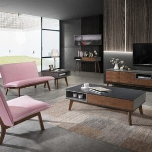 Cassis Blush Lounge Chair