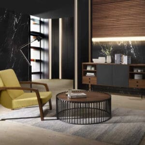 Bronson Mid-Century Yellow Chair