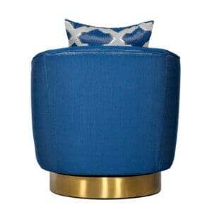 Alternative view of Niagra Blue Swivel Accent Chair