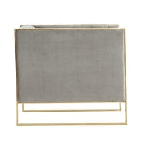 Alternative view of Carlos Tufted Gold Accent Chair