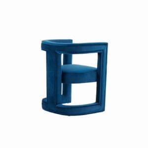 Alternative view of Kendra Blue Cage-Back Chair
